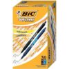 BIC Soft Feel Retractable Ballpoint Pens, Medium Point, 36-Count Pack, Assorted Colors