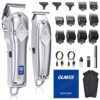 Hair Trimmer for Men - Professional Cordless Clippers Set with T Blade Liner & Guards for Grooming