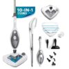 Steam and Go 10-in-1 Steam Mop with Detergent Chamber and Detachable Handle for Various Surfaces, Handheld Home Use