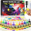 Water Marbling Paint Kit for Kids, Arts and Crafts Set