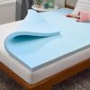 LINENSPA 2 Inch Gel Memory Foam Mattress Topper - Twin XL Size