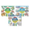 Melissa & Doug Jumbo Kids' Coloring Pads 3-Pack - Animals, Vehicles, Multi-Themed