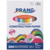 Prang Construction Paper, 10 Assorted Colors, 9" x 12", 500 Sheets