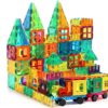 Magnetic Tiles, 100PCS Building Blocks, Magnets Building Set, STEM Construction Stacking Toy Gift for Kids 3+ Boys and Girls Daycare Centers Kindergarden