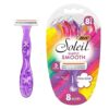 BIC Soleil Simply Smooth Women's Disposable Razors, 3 Blades, Moisture Strip, 8 Pack