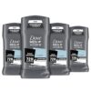 DOVE MEN + CARE Antiperspirant Deodorant for Men, 72-Hour Invisible Protection, 2.7 oz (Pack of 4)