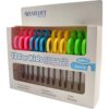 Westcott Kids' Scissors, Ages 4-8, 5-Inch Blunt Tip, Assorted Colors, 12 Pack