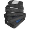 TravelWise Luggage Packing Cubes Set - 5 Pack, Black