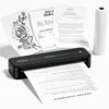 Phomemo Portable Wireless Thermal Printer - M832 - Bluetooth Inkless Printer - Supports 8.5''x 11'' US Letter - Built-in Paper Bin - Compatible with Phone and Laptop - for Home, Office, School