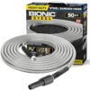 Bionic Steel Metal Garden Hose 50 Ft with Nozzle