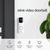 Blink Video Doorbell and 3 Outdoor 4th Gen Smart Security Cameras with Sync Module 2, Two-Year Battery Life, Motion Detection, HD Video, Two-Way Audio, Compatible with Alexa