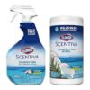 Clorox Scentiva Pacific Breeze & Coconut Scent Multi-Surface Cleaner Spray and Disinfecting Wipes - 2 Item Bundle