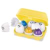 Kidoozie Peek N Peep Eggs - Sorting & Stacking Toy for Ages 1 and Up