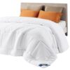 Bedsure Quilted Comforter Duvet Insert - Queen Size - White