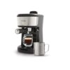 Mr. Coffee Single Serve Espresso and Cappuccino Machine with Milk Frother, 20 oz, Stainless Steel/Black