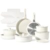 CAROTE 21-Piece Nonstick Induction Cookware Set with Detachable Handles