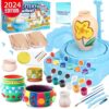 Insnug Mini Pottery Wheel Kit for Kids Age 8-13: Includes Clay, Sculpting Tools, and Art & Craft Supplies