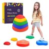 Special Supplies Kids' Balance Stepping Stones, Indoor & Outdoor, Non-Slip & Stackable, Promote Coordination & Strength