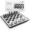 Magnetic Folding Travel Chess Set, 9.5 Inch Board Game with Instructions for Teens, Kids, and Adults
