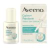 Aveeno Calm + Restore Triple Oat Hydrating Face Serum for Sensitive Skin, 1 fl. Oz - Hypoallergenic, Fragrance and Paraben Free