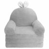 Toddler 2-in-1 Couch Chair for Kids, Sherpa Sofa Bed