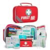 General Medi 215 Piece 2-in-1 First Aid Kit with 43 Piece Mini Kit, Including Eyewash, Cold Pack, Moleskin Pad, and Emergency Blanket for Travel, Home, Office, Car, Workplace