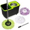 Spin Mop Cleaning Kit with Refills & Mop - Black/Green
