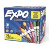 EXPO Chisel Tip Dry Erase Markers, Assorted Colors, Pack of 36
