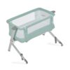 Dream On Me Skylar Bassinet and Bedside Sleeper in Mint, Adjustable Height, Lightweight, Portable, Easy to Fold, JPMA Certified