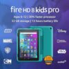 Amazon Fire HD 8 Kids Pro Tablet 2022, 8" HD Screen, 32 GB in Hello Teal - Suitable for Ages 6-12, with Slim Case, Ad-Free Content, Parental Controls, and 13-Hour Battery