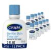 Cetaphil Face Wash, Hydrating Gentle Skin Cleanser for Dry to Normal Sensitive Skin, 2 oz 12 Pack, Fragrance Free, Soap Free and Non-Foaming