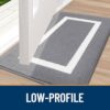 OLANLY Indoor Door Mat, 32x20, Non-Slip, Dirt-Resistant, Washable, Low-Profile, Grey