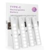 Under Cabinet Lights,LED Rechargeable Battery Operated Motion Sensor Light Indoor, 4 Pack Closet Lights Under Counter Lights for Kitchen,Cupboard,Stairs (White Light)