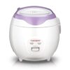 CUCKOO Basic Rice Cooker & Warmer with Nonstick Inner Pot, Rice Cooker 6-Cup Uncooked / 12-Cup Cooked, Easy to Use Cuckoo Rice Cooker Small, Sticky Rice Maker, White / Purple (CR-0671V)