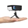 Outdoor Mini Projector for Home Theater, 1080P and 240" Supported, 7500 L Portable Video Projector Compatible with Smartphone, TV Stick, PS4, PC, Laptop