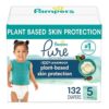 Pampers Pure Protection Diapers - Size 5, One Month Supply (132 Count), Hypoallergenic Premium Disposable Baby Diapers