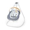 Ingenuity SimpleComfort Compact Soothing Swing, Rotating Bar, Rotating Seat, 6 Speeds, for Ages 0-9 Months, Up to 20 Pounds
