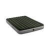 INTEX 64779E Dura-Beam Standard Prestige Air Mattress: Fiber-Tech - Queen Size - Hand-Held Battery Pump - 10in Bed Height - 600lb Weight Capacity