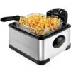 Chefman 4.5 Liter Deep Fryer w/Basket Strainer, XL Jumbo Size, Adjustable Temperature & Timer, Perfect for Fried Chicken, Shrimp, French Fries, Chips & More