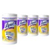 Lysol Dual Action Disinfectant Wipes 75ct (Pack of 4)