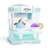 Nostalgia Snow Cone Shaved Ice Machine - Retro Table-Top Slushie Machine Makes 20 Icy Treats - Includes 2 Reusable Plastic Cups & Ice Scoop