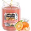 CANDLE-LITE Sunlit Mandarin Berry Scented Aromatherapy Candle, 18 oz., Single-Wick, 110-Hour Burn Time, Orange, Jar (Individual Box)