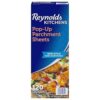 Reynolds Kitchens Pop-Up Parchment Paper Sheets, 10.7x13.75 Inch, 120 Sheets