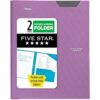 Five Star Amethyst Purple 2-Pocket Folder with Prong Fasteners (38750)