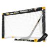 Franklin Sports NHL Mini Hockey Set - Kids Indoor Knee Hockey Goal, Ball, + 2 Mini Hockey Stick Combo Set - Youth NHL Team Indoor Toy Knee Hockey Sets - NHL Official - Ages 3+