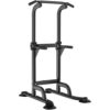SogesHome Power Tower Pull Up Bar and Dip Station Adjustable Height Dip Stand Multi-Functional Strength Training Fitness Workout Station