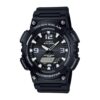 Casio AQS800W Series | Analog Digital Watch | 100M WR | Solar Powered | 1/100 SEC Stop Watch | 6-Language Day of The Week Indicator | Countdown Timer | LED Light | Multi Alarm
