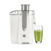 Hamilton Beach HealthSmart Juicer Machine, Compact Centrifugal Extractor, 2.4” Feed Chute for Fruits and Vegetables, Easy to Clean, BPA Free, 400W, White (67501)