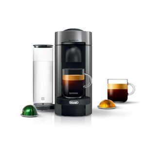 Nespresso Vertuo Plus Coffee and Espresso Maker by De'Longhi, Grey