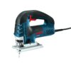 BOSCH Top-Handle Jig Saw 7.0 Amp, 3,100 SPM, 45 Degree Beveled Cuts, Variable-Speed Control, Ergonomic Design, Corded (JS470E)